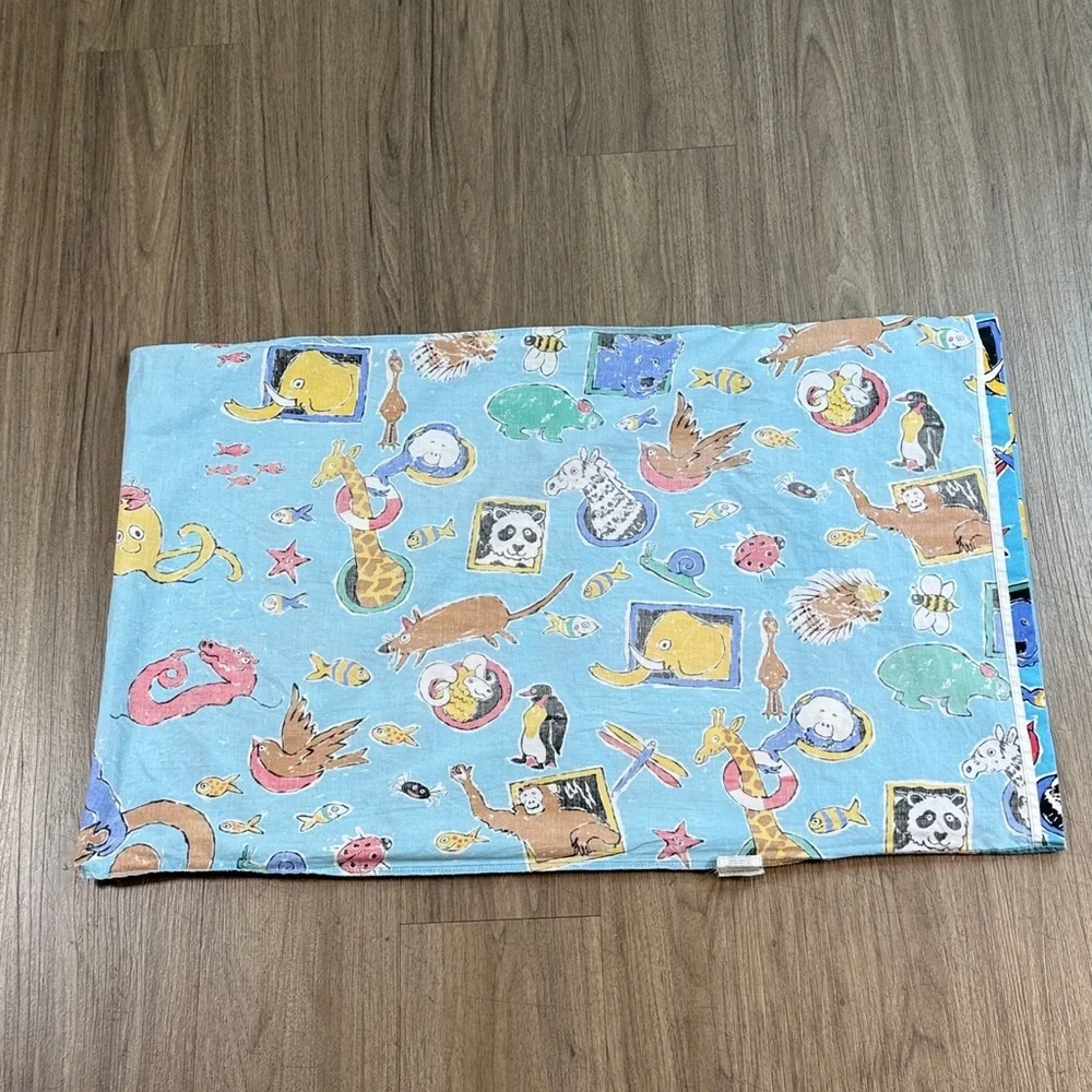Colorful Cartoon Print Pillowcase 100% Cotton